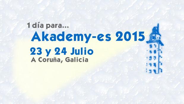 1 día para Akademy-es 2015